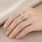 Load image into Gallery viewer, Smriti Illusion 925 Sterling Silver Ring