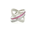 Load image into Gallery viewer, Elegant Full Eternity and infinty Ring in 925 Sterling Silver