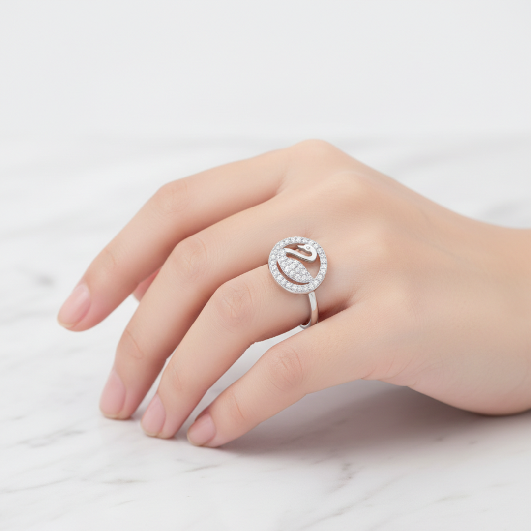 Swan Dazzle 925 Sterling Silver Ring