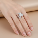 Load image into Gallery viewer, Nakshatram Marquise Star 925 Sterling Silver Ring