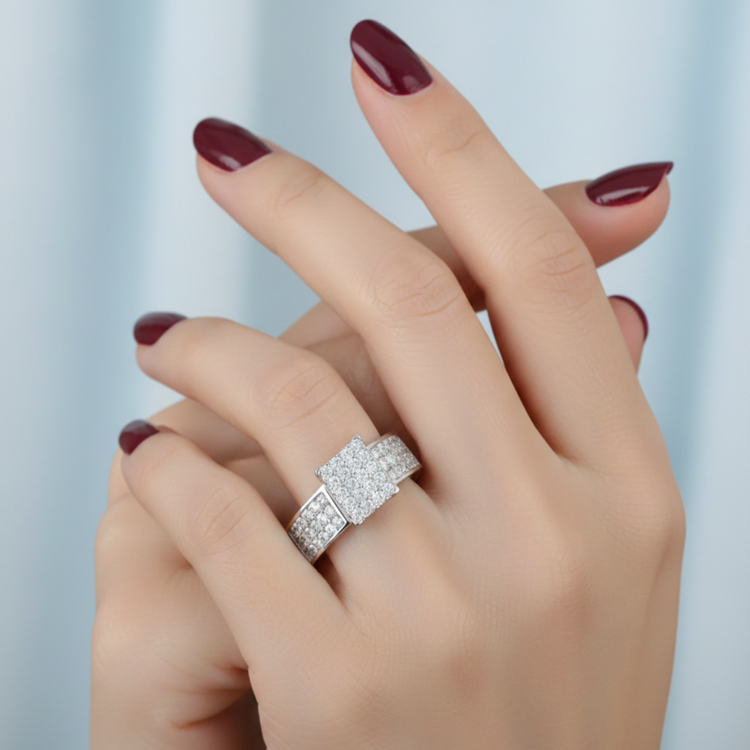 Avanthi Quadra 925 Sterling Silver Ring