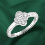Avanthi Clover 925 Sterling Silver Ring
