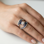 Load image into Gallery viewer, Eternal Classic 925 Sterling Silver Half Eternity Ring