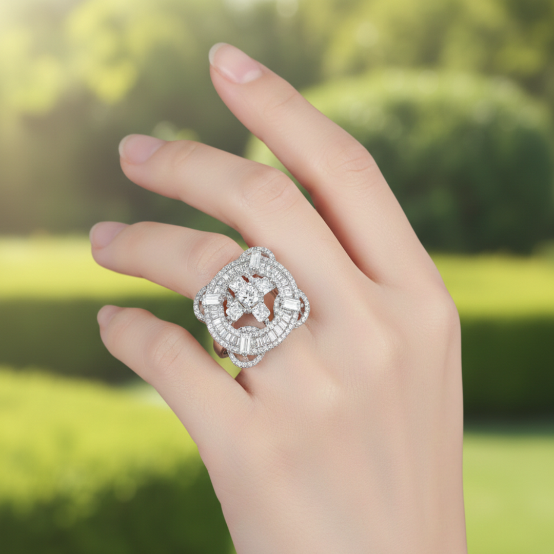 Aditi Signet 925 Sterling Silver Ring