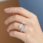 Edifice White 925 Sterling Silver Rings