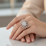 Load image into Gallery viewer, Ethena Star 925 Sterling Silver Ring