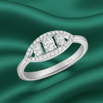 Load image into Gallery viewer, Shubham Trinity 925 Sterling Silver Ring.