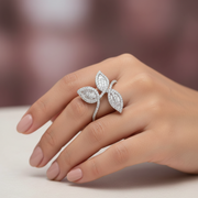 Pear Ethena 925 Silver Ring