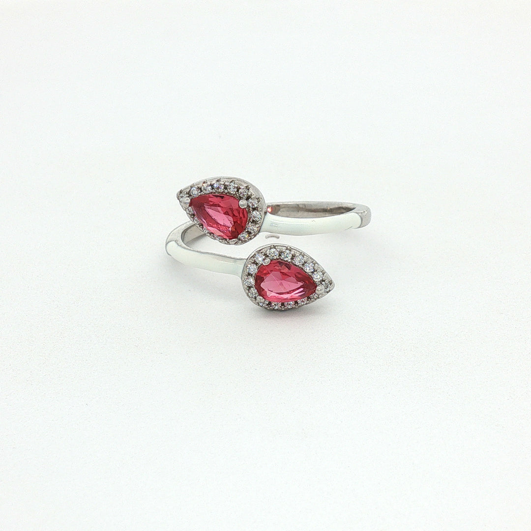 Royal Pear Shape 925 Sterling Silver Ring