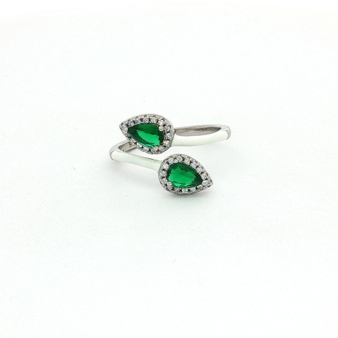 Royal Pear Shape 925 Sterling Silver Ring