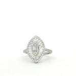 Load image into Gallery viewer, Luxury 925 Sterling Silver Emerald Marquise Sparkling CZ Diamond Look