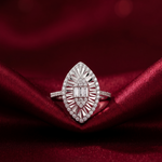 Load image into Gallery viewer, Luxury 925 Sterling Silver Emerald Marquise Sparkling CZ Diamond Look