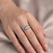 Elegant 925 Sterling Silver Serpent Design Ring