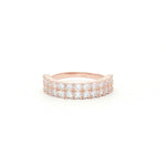 Load image into Gallery viewer, 925 Sterling Silver Triple Row CZ Stone Statement Ring for Women