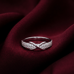 Load image into Gallery viewer, Classic 925 Sterling Silver Infinity Sparkle Ring for Women