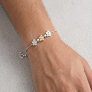 Premium Flower 925 Sterling Silver Rakhi for Brother