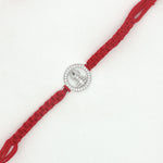 Load image into Gallery viewer, Handcrafted Trisul 925 Sterling Silver Rakhi