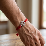 Load image into Gallery viewer, Handcrafted Trisul 925 Sterling Silver Rakhi