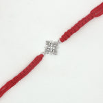 Load image into Gallery viewer, Premium Swastik 925 Sterling Silver Rakhi for Brother