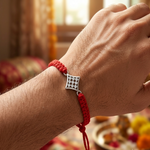 Load image into Gallery viewer, Premium 925 Sterling Silver Rakhi for Brother