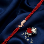 Load image into Gallery viewer, Premium 925 Sterling Silver Rakhi for Brother