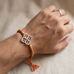 Load image into Gallery viewer, Premium Swastik 925 Sterling Silver Rakhi for Brother