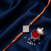 Premium OM 925 Sterling Silver Rakhi for Brother
