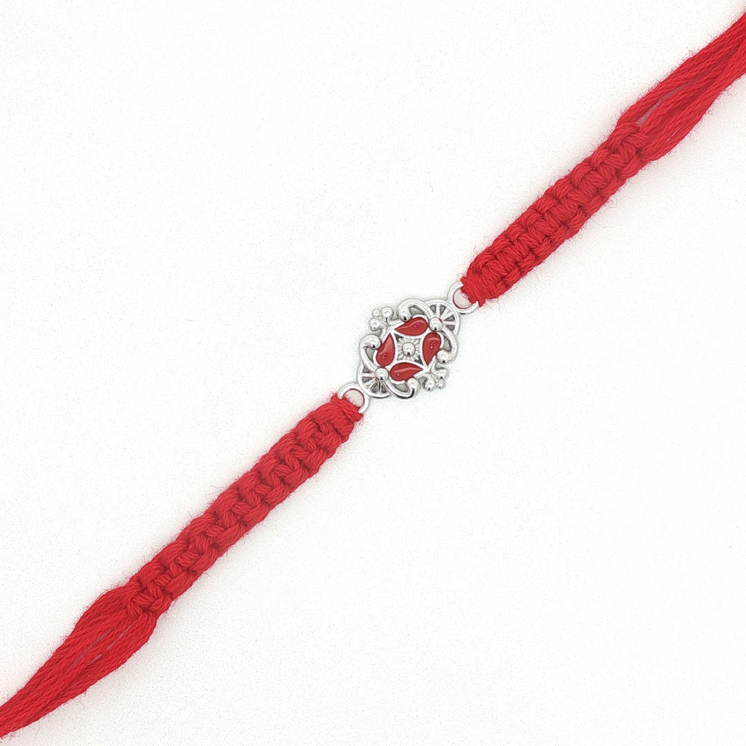 Premium 925 Sterling Silver Rakhi for Brother
