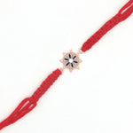 Load image into Gallery viewer, Premium Flower 925 Sterling Silver Rakhi for Brother