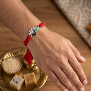 Premium Feather 925 Sterling Silver Rakhi for Brother