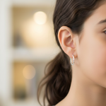 Load image into Gallery viewer, Classic Twisted 925 Sterling Silver Hoop Earrings