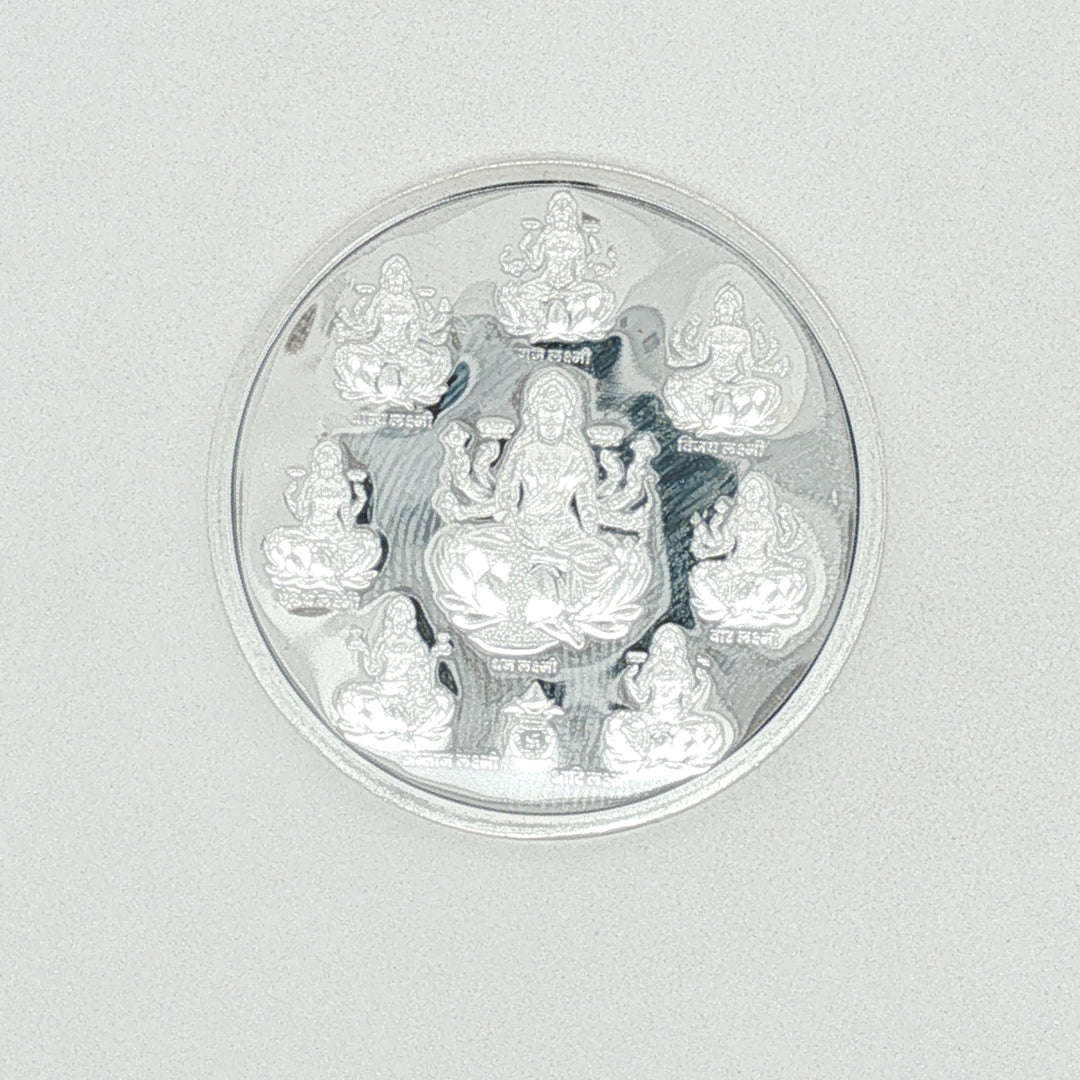 Laxmi Ganesh Saraswati 999 purity Silver Coins 10 Gram