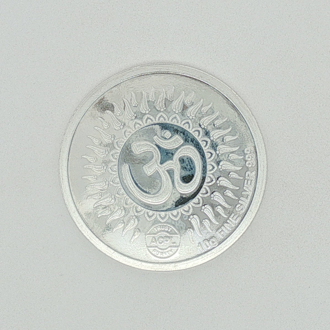Laxmi and Ganesh 999 purity Silver Coins Available in 10 GRM /20 GRM