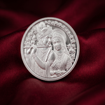 Load image into Gallery viewer, Radha Krishna Ji 999 purity Silver Coins 10 Gms
