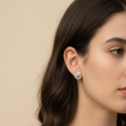 Knot Curl 925 Sterling Stud Earrings
