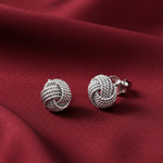Load image into Gallery viewer, Interlace Knot 925 Sterling Silver Stud Earring