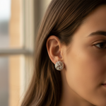 Load image into Gallery viewer, Interlace Knot 925 Sterling Silver Stud Earring