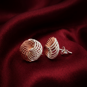 Premium 925 Sterling Silver Combo Stud Earrings for Women