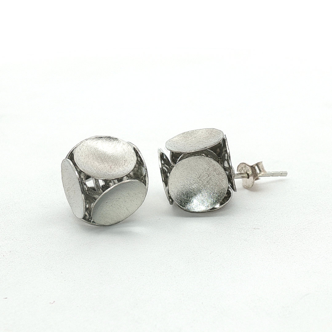 Classic 925 Sterling Silver Everyday Stud Earrings