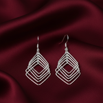 Load image into Gallery viewer, Geometric 925 Sterling Silver Dangling Hook Earrings for Women