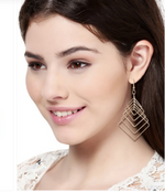 Load image into Gallery viewer, Geometric 925 Sterling Silver Dangling Hook Earrings for Women
