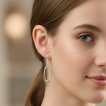 Load image into Gallery viewer, Deep Love 925 Sterling Silver Dangling Hook Earrings for Women