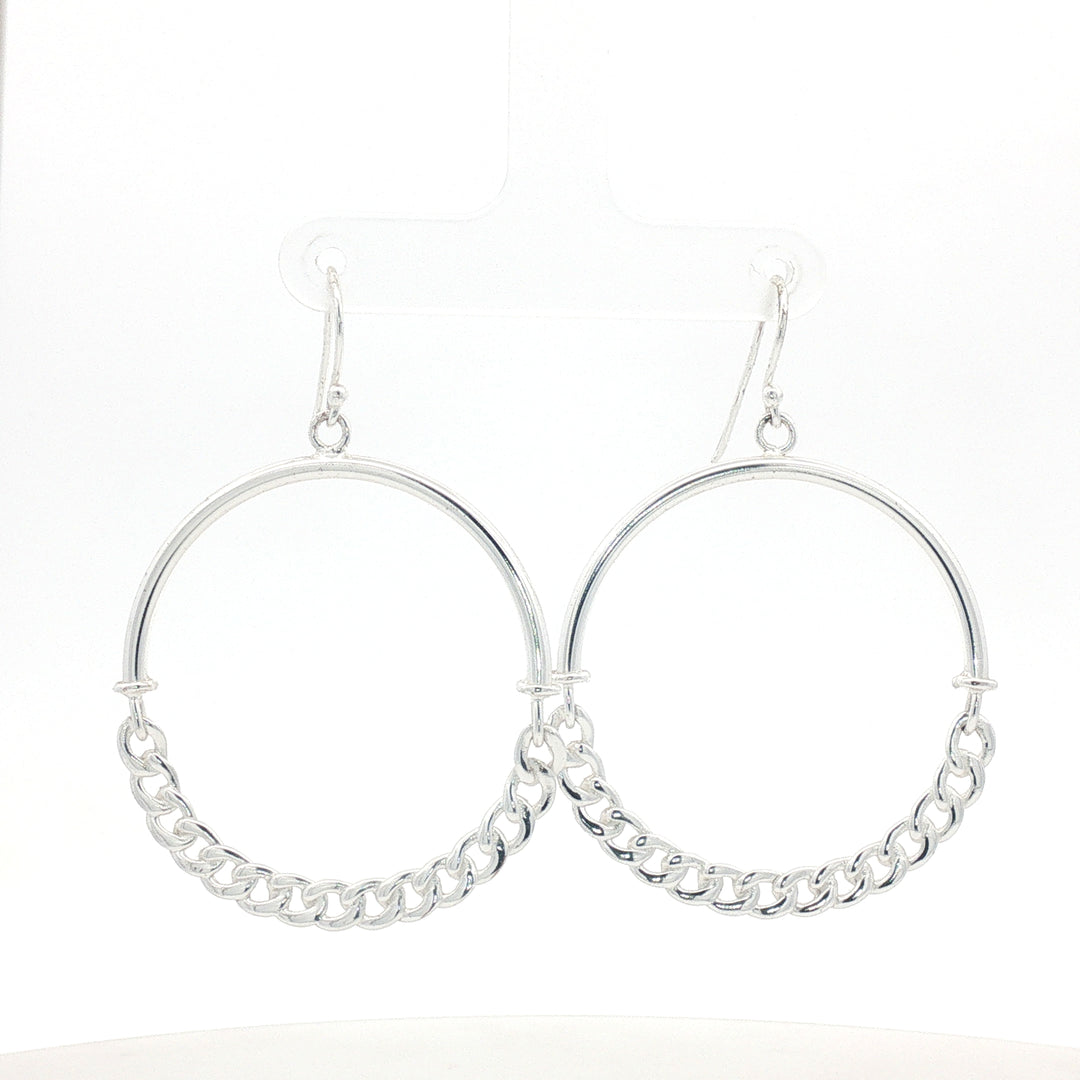 Link 925 Sterling Silver Earrings