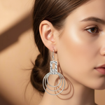 Load image into Gallery viewer, Circular Link 925 Sterling Silver Earrings