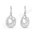 Load image into Gallery viewer, Spirale Link 925 Sterling Silver Earrings
