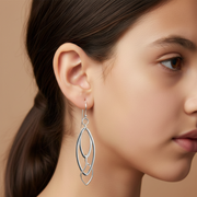Galaxy  Link 925 Sterling Silver Earrings