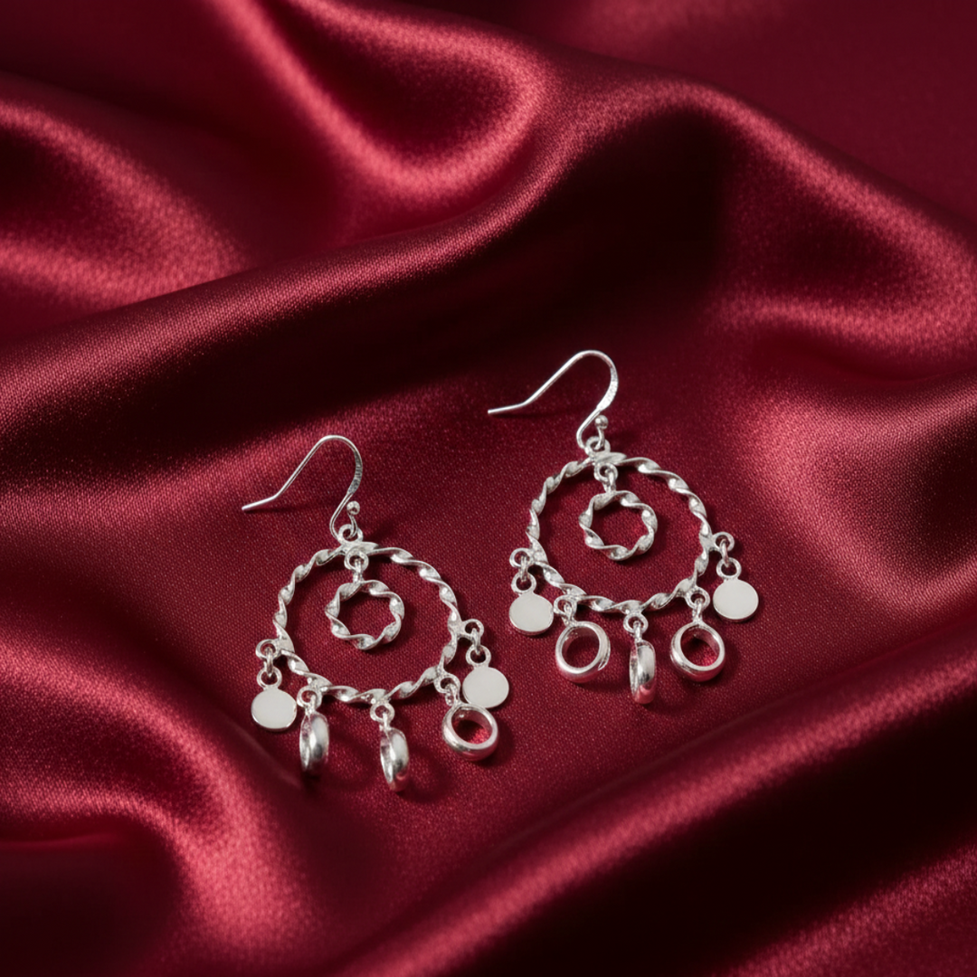 Miana  Link 925 Sterling Silver Earrings