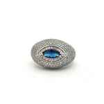 Load image into Gallery viewer, Premium 925 Sterling Silver Solitaire Ring with Sparkling Stone