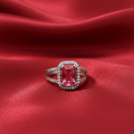 Load image into Gallery viewer, Luxury 925 Sterling Silver Solitaire Ring Sparkling CZ Diamond Look
