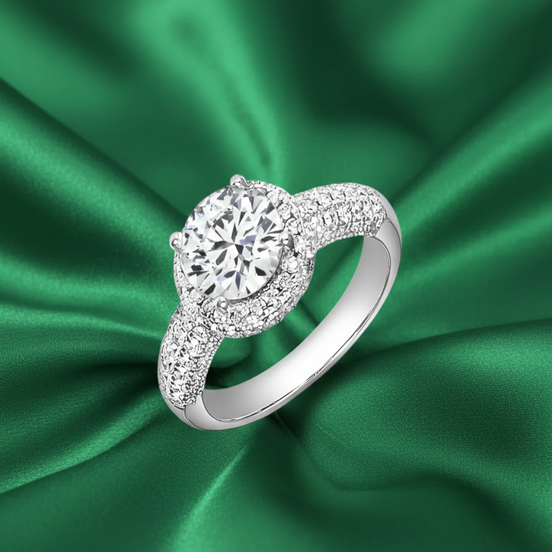 Pratham Solitaire 925 Silver Ring
